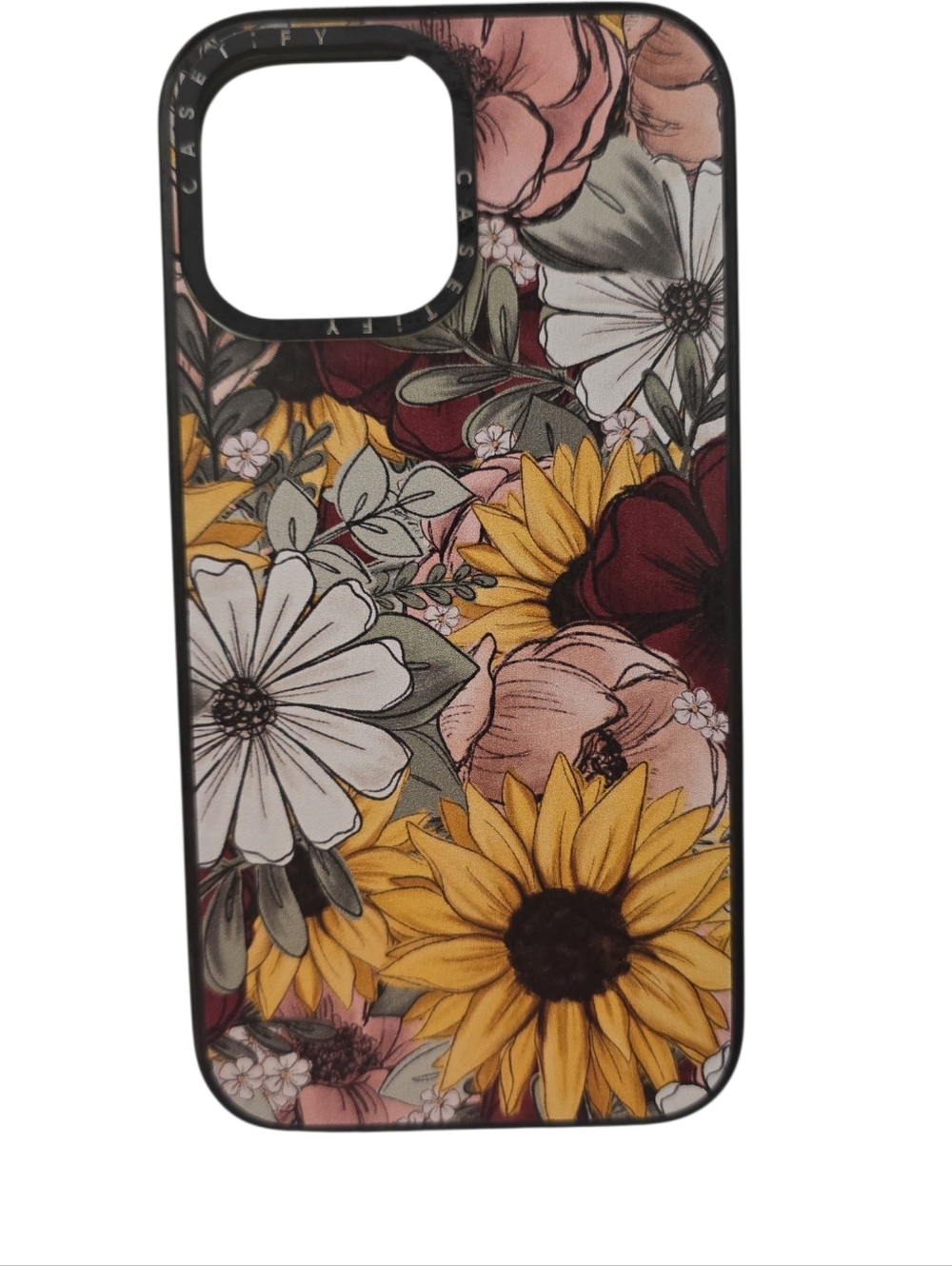 Floral Sunflower Protective Phone Case - Yellow Multi